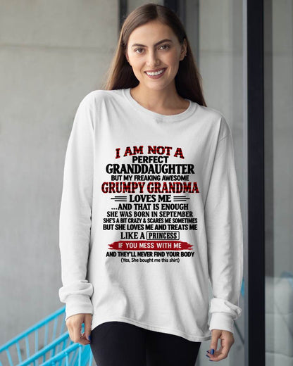 SEPTEMBER - I AM NOT A PERFECT GRANDDAUGHTER  - GIFT FROM GRANDMA -NIKI09 - (SKU2610-50-09)