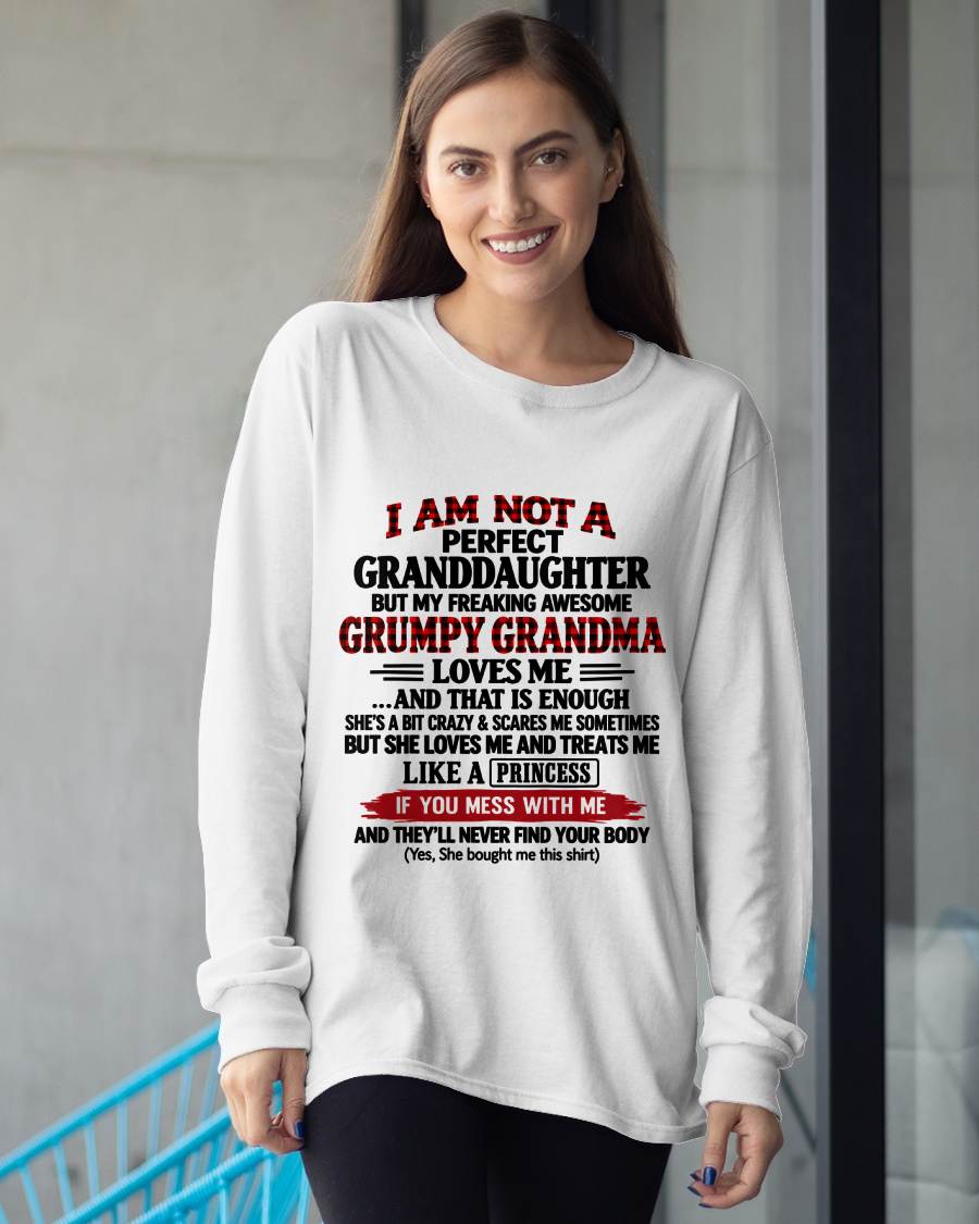 I AM NOT A PERFECT GRANDDAUGHTER  - GIFT FROM GRANDMA -NIKI00 - (SKU2610-50-00)