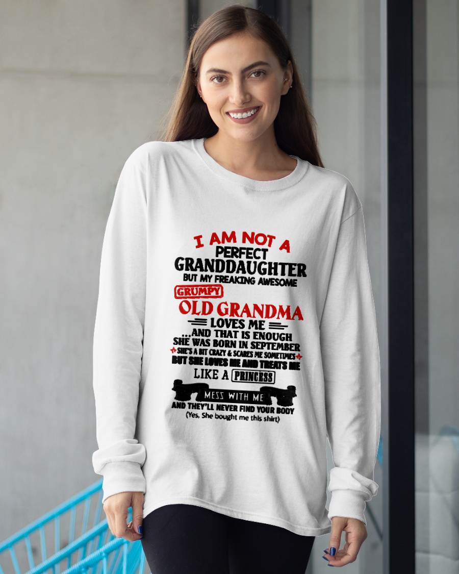 SEPTEMBER- I AM NOT A PERFECT GRANDDAUGHTER  - GIFT FROM GRANDMA -NIKI09 - (SKU2606-381-09)