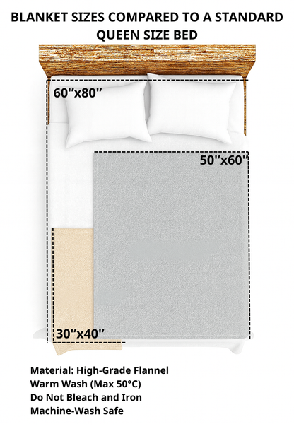 BLANKET FOR DAUGHTER – COMFORT & WARMTH GIFT FROM DAD Sherpa Fleece Quilt Blanket KATE00