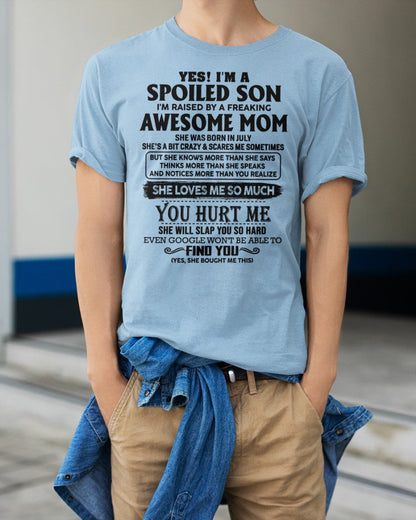 July - Awesome Mom - Perfect gift for son From Mom - KATE07 (SKU-SPW-07)
