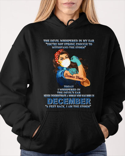 Never Underestimate A Woman Born In December – December Woman “I Am The Storm” - FMA / KATE12 (SKU12-322-12)