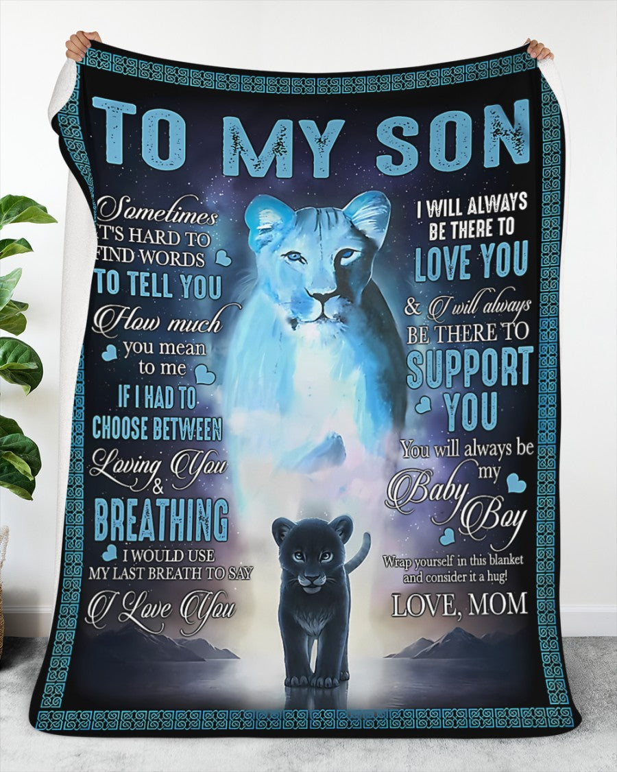 Special Gift For Your Son Blanket - From Mom (SKUB06-84)