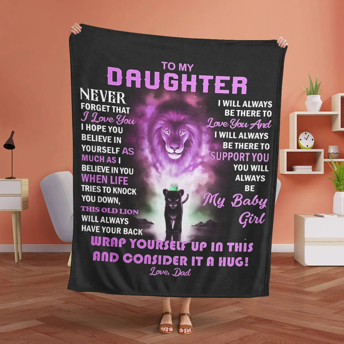 Special Gift For Your Daughter Blanket - From Dad