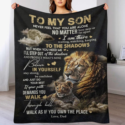 Special Gift For Your Son Blanket - From Dad (SKUB10-81)