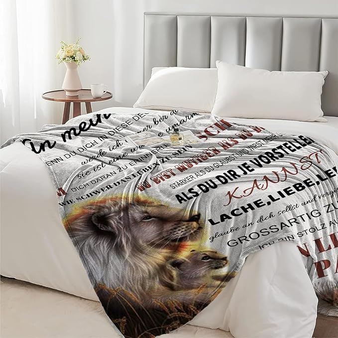 Besonderes Geschenk für deinen Sohn – Decke von Papa