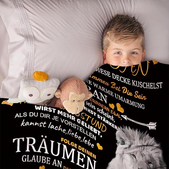 Besonderes Geschenk für deinen Sohn – Decke von Papa