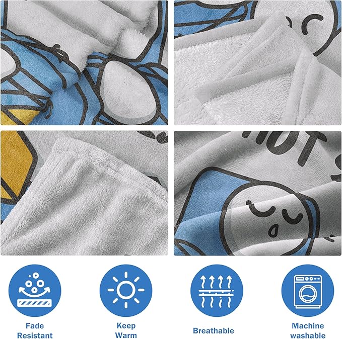 TO MY DAD - GIFT FROM SON - BLANKET - Funny Birthday Gift for Dad Husband, Dad is Not Sleeping Blanket, Fathers Day Dads Gifts from Daughter Son