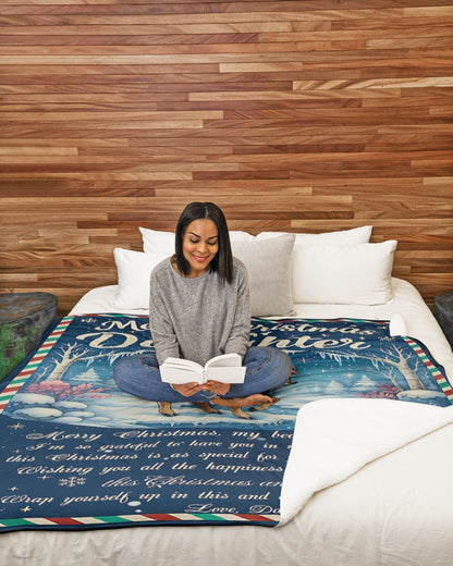 BLANKET FOR DAUGHTER FROM DAD – XMAS GIFT - FULL