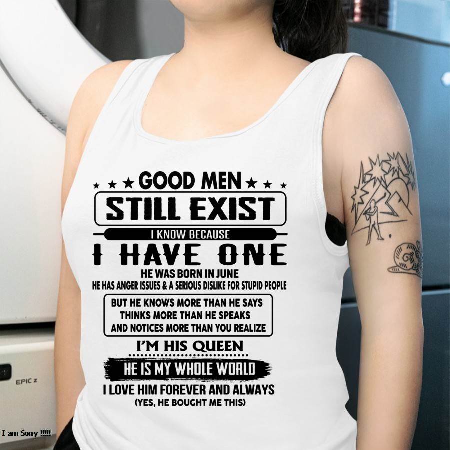 June - Good men Still Exist - gift for your girlfriend, wife from Husband - NIKI06 (SKU-GM-06)