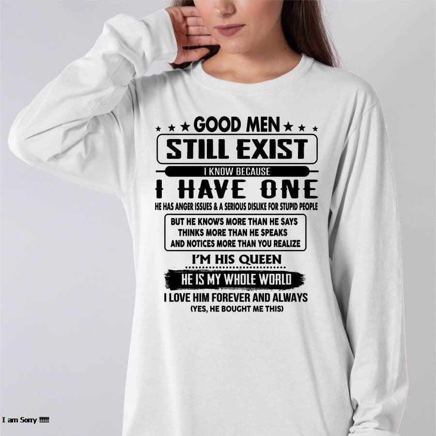 Good men Still Exist - gift for your girlfriend, wife from Husband - NIKI00 (SKU-GM-00)