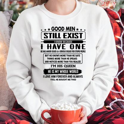 Good men Still Exist - gift for your girlfriend, wife from Husband - KATE00 (SKU-GM-00)