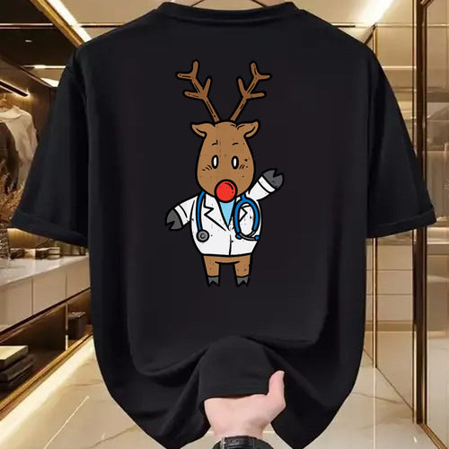 Best Doctor Shirt, Funny Doctor UnisexT-Shirt/Hoodie/Sweatshirt HLT00 - Reindeer Doctor Nurse Stethoscope Medical Christmas PJ T-Shirt
