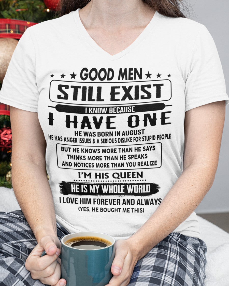 August - Good men Still Exist - gift for your girlfriend, wife from Husband - KATE08 (SKU-GM-08)