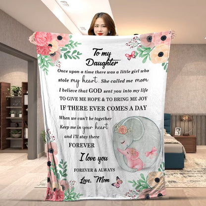 Special Gift For Your Daughter Blanket - From Mom