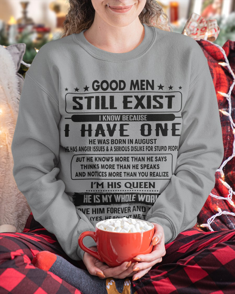 August - Good men Still Exist - gift for your girlfriend, wife from Husband - KATE08 (SKU-GM-08)