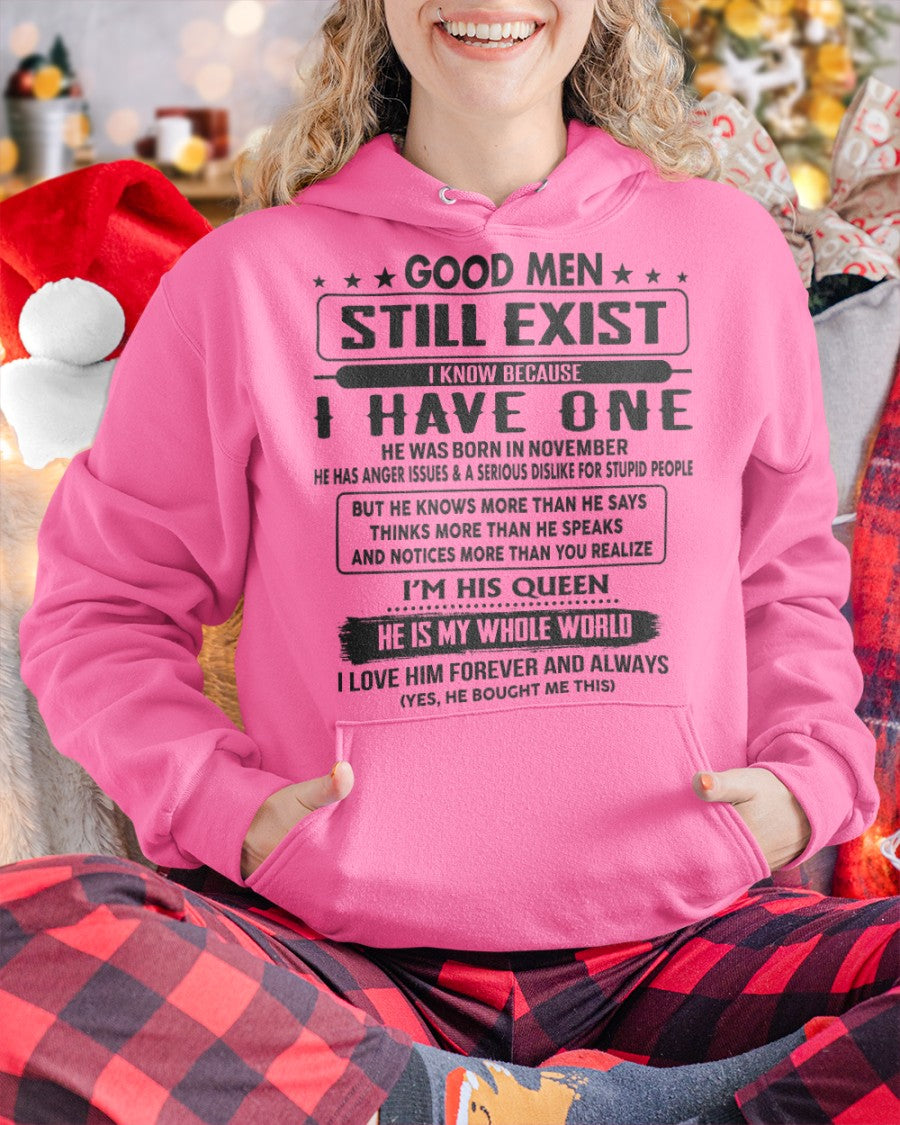 November - Good men Still Exist - gift for your girlfriend, wife from Husband - KATE11 (SKU-GM-11)
