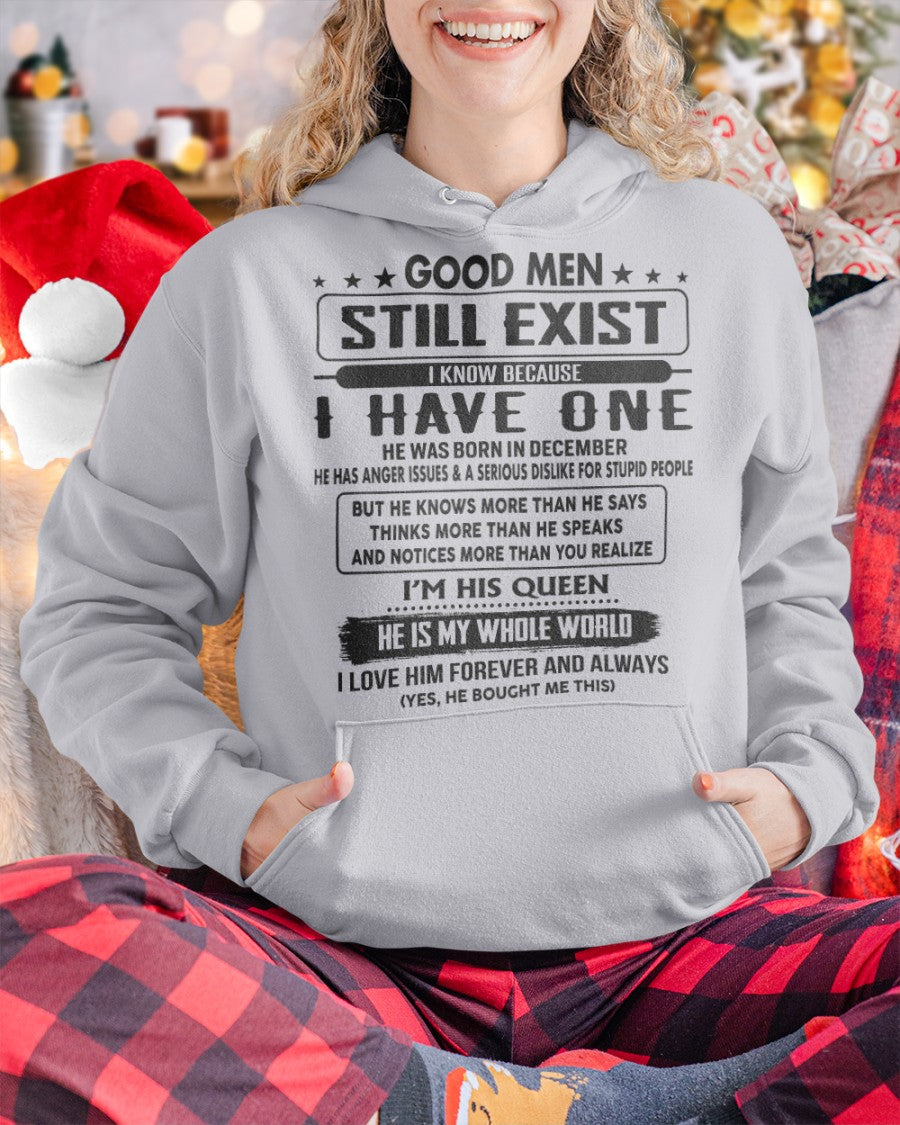December - Good men Still Exist - gift for your girlfriend, wife from Husband - KATE12 (SKU-GM-12)