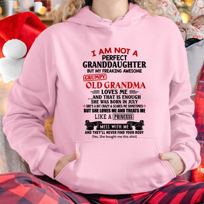 JULY - I AM NOT A PERFECT GRANDDAUGHTER  - GIFT FROM GRANDMA -NIKI07 - (SKU2606-381-07)