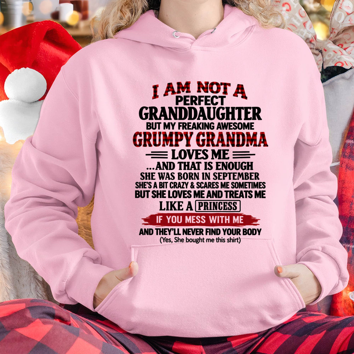 SEPTEMBER - I AM NOT A PERFECT GRANDDAUGHTER  - GIFT FROM GRANDMA -NIKI09 - (SKU2610-50-09)