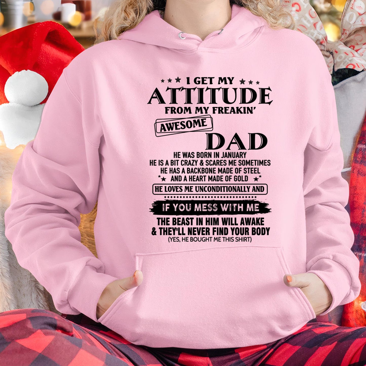 January - Gift For Son and Daughter From Dad - KATE01 - (SKU-TDADC-01)