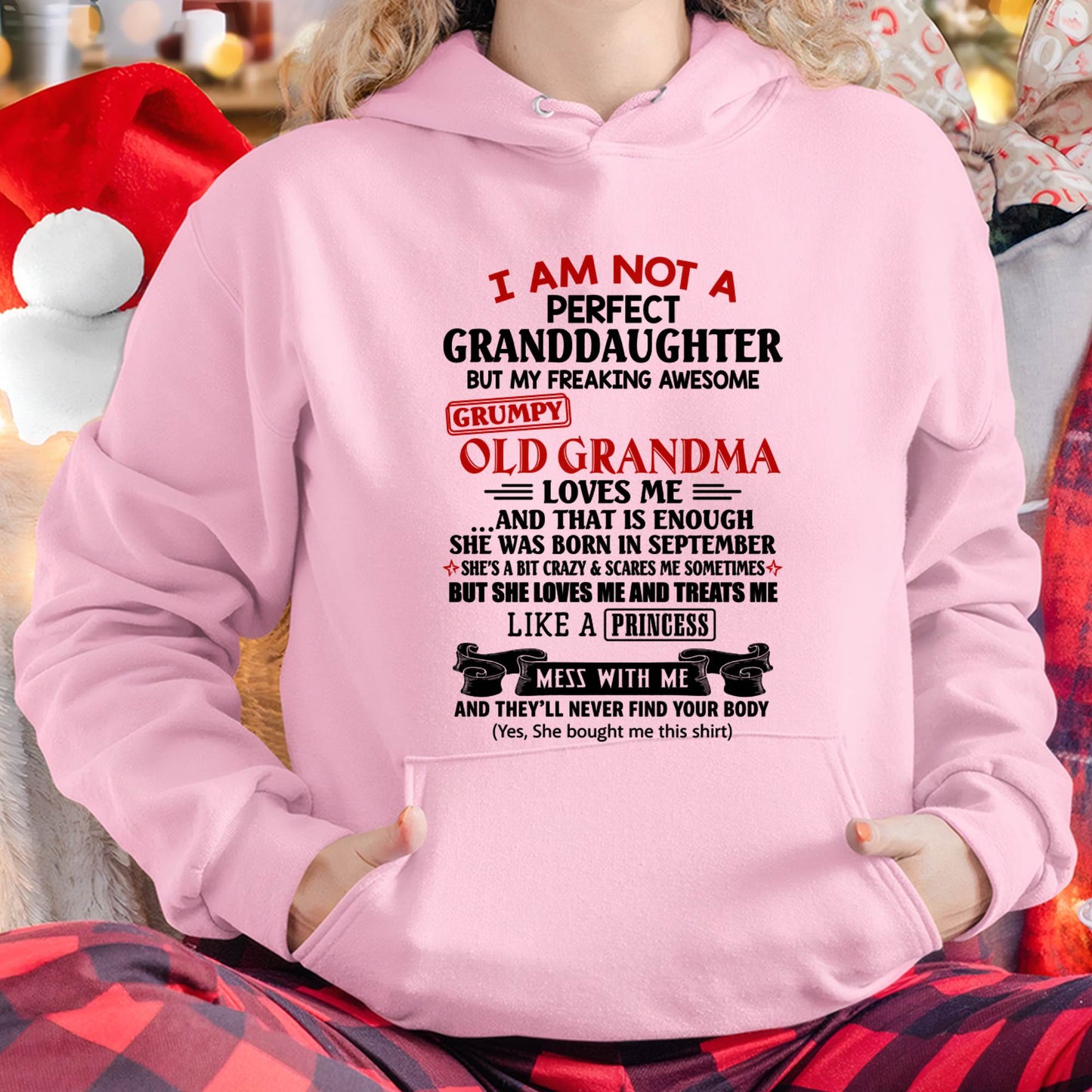 SEPTEMBER- I AM NOT A PERFECT GRANDDAUGHTER  - GIFT FROM GRANDMA -NIKI09 - (SKU2606-381-09)