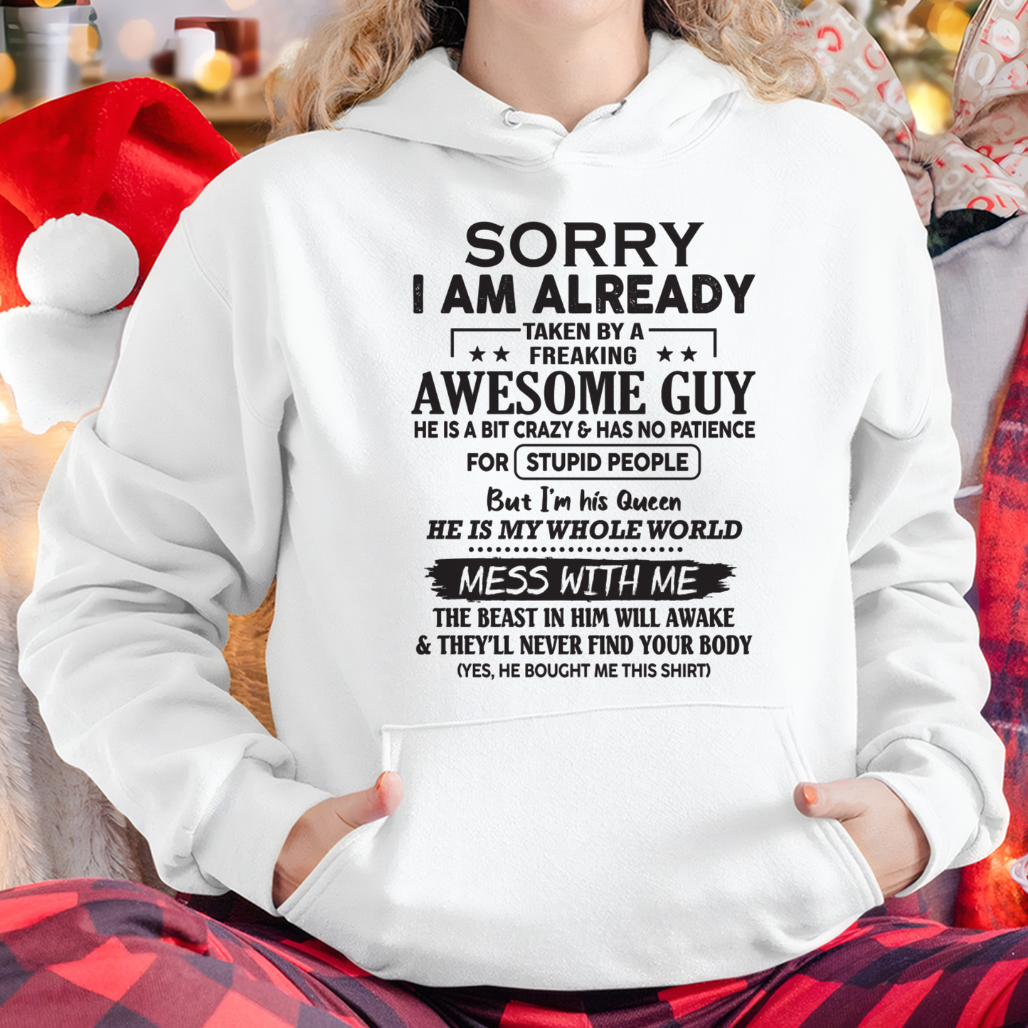 Sorry I Am Already Taken By A Freaking Awesome Guy – FROM HUSBAND TO WIFE – KATE00 (SKU26T-01108-00)