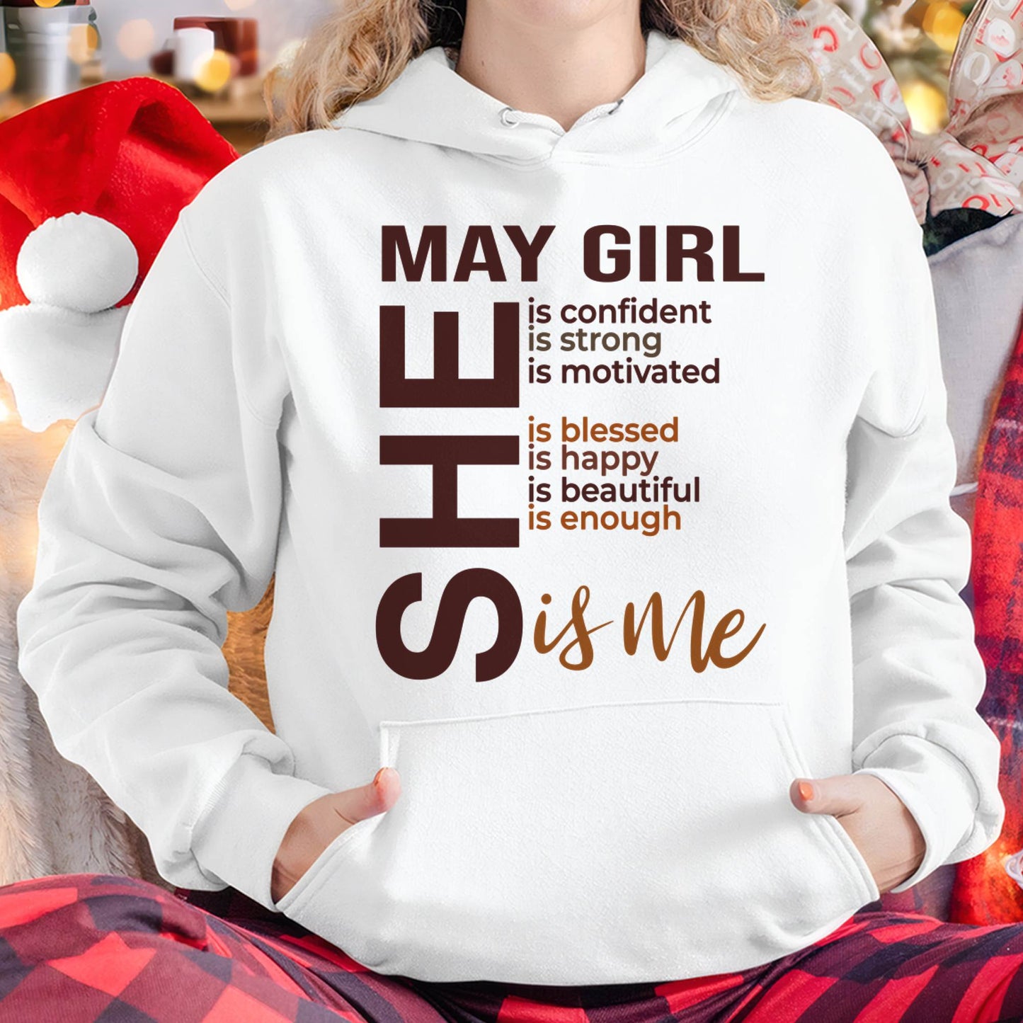 T-SHIRT - MAY GIRL - FOR WOMEN - SHE IS ME -NIKI05 (SKU2605-04-05)