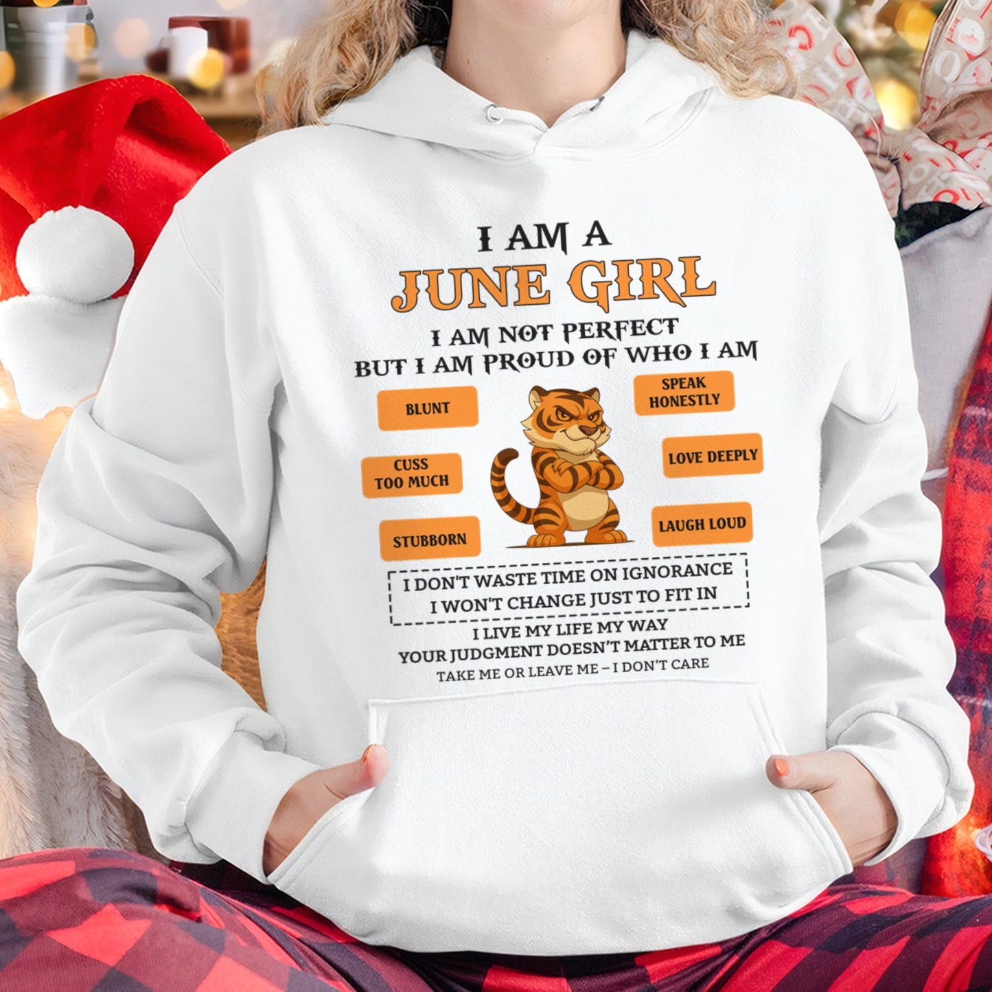 "I AM A JUNE GIRL" - Birthday Gift For June Girls - FMA KATE06 (SKU26T-01-62-06)