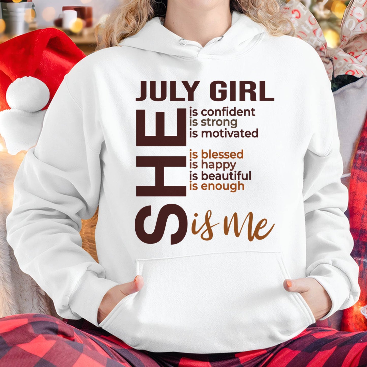 T-SHIRT - JULY GIRL - FOR WOMEN - SHE IS ME -NIKI07 (SKU2605-04-07)