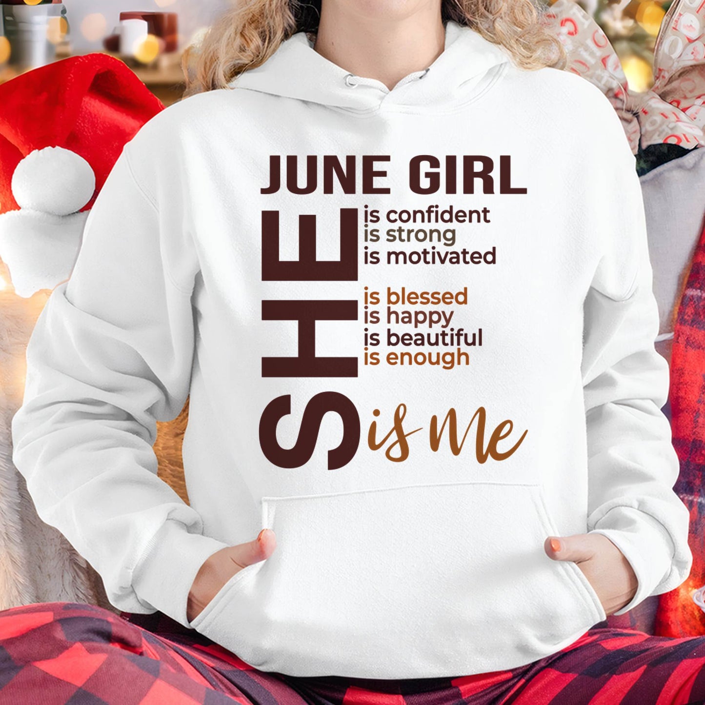 T-SHIRT - JUNE GIRL - FOR WOMEN - SHE IS ME -NIKI06 (SKU2605-04-06)