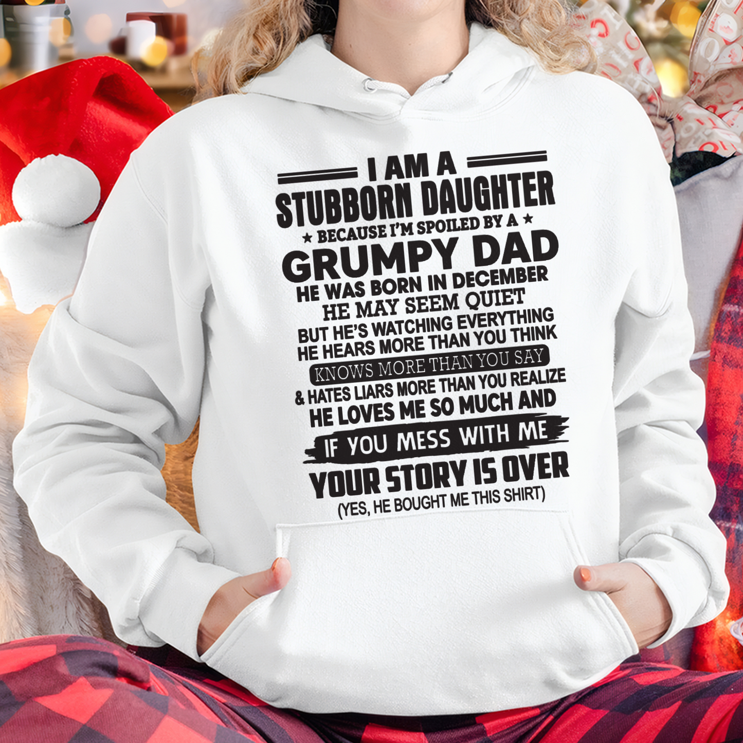 DECEMBER - I'M A STUBBORN DAUGHTER - FROM DAD TO DAUGHTER - KATE12 (SKU26T-01-52-12)