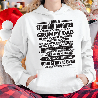 DECEMBER - I'M A STUBBORN DAUGHTER - FROM DAD TO DAUGHTER - KATE12 (SKU26T-01-52-12)