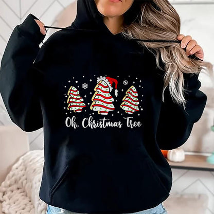 Groovy Oh Christmas Tree Cakes Debbie Becky Jen Cake Lovers T-Shirt - Christmas Unisex T-Shirt/Hoodie/Sweatshirt - HNDS00