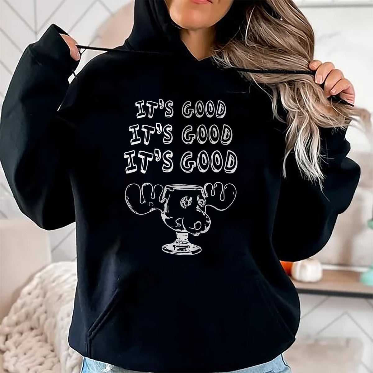 Funny Christmas Vacation Eggnog It's Good Holiday T-Shirt - Christmas Unisex T-Shirt/Hoodie/Sweatshirt - HNDS00