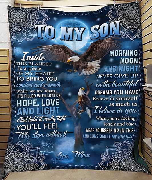 Special Gift for Your Son - From Mom Blanket (SKUB11-59)