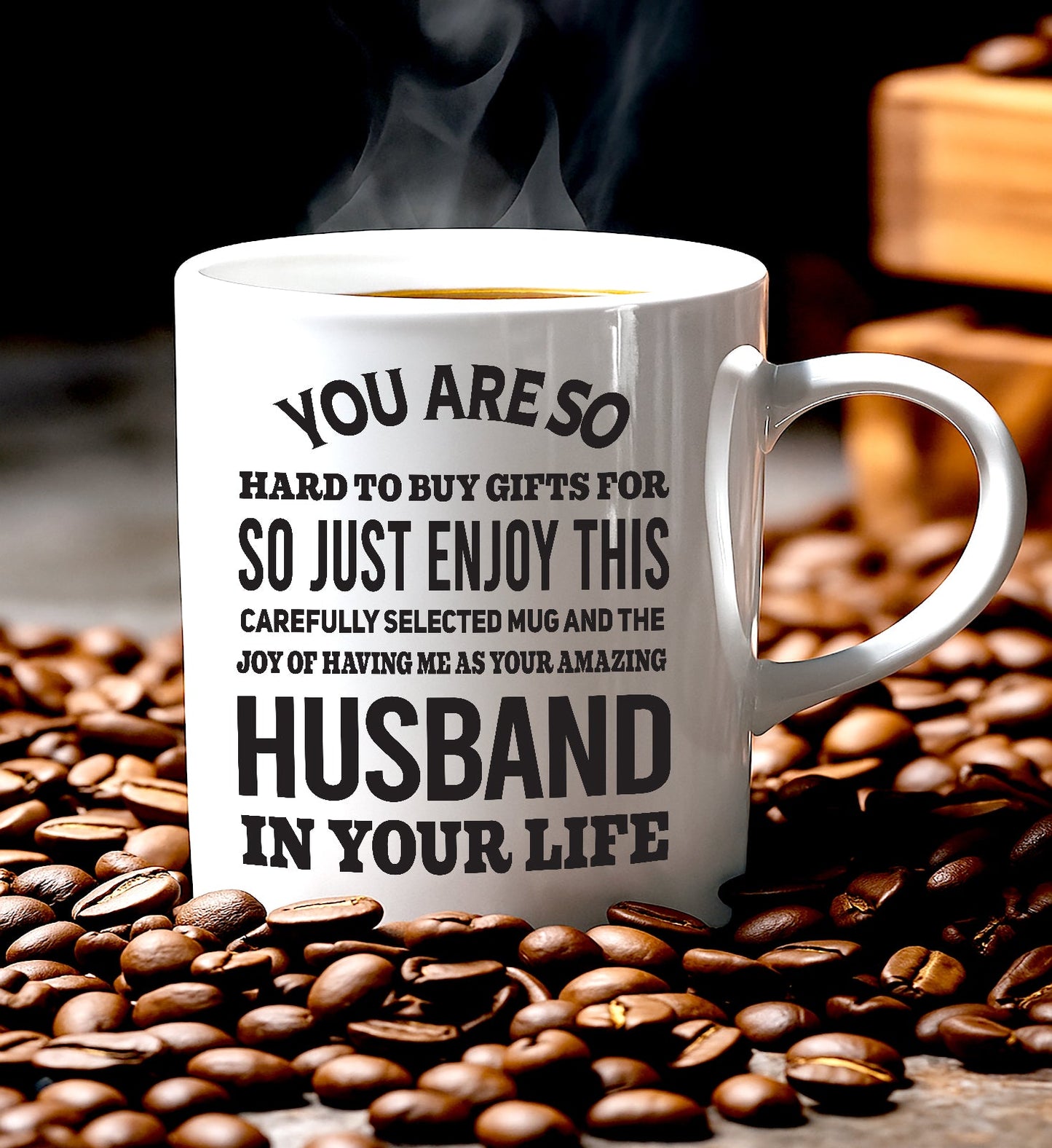 FUNNY MUG FOR YOUR WIFE - PERFECT GIFT FOR VALENTINE'S DAY - GIFT FROM HUSBAND NIKI00 (SKU12-327)
