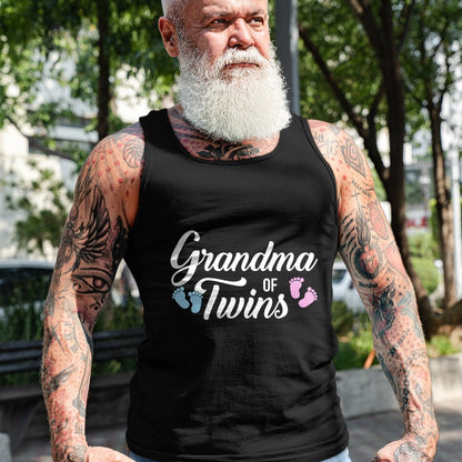 Best Grandma Shirt, Proud Grandma Unisex T-Shirt/Hoodie/Sweatshirt HLT00 - Grandma of twins T-Shirt