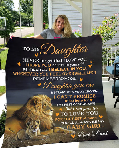 Special Gift For Your Daughter Blanket - From Dad (SKUB11-38)