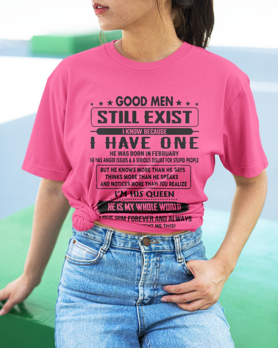 February - Good men Still Exist - gift for your girlfriend, wife from Husband - KATE02 (SKU-GM-02)