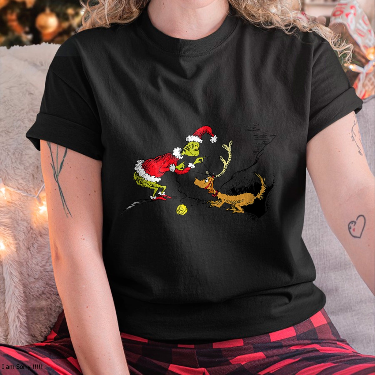 Dr. Seuss Reindeer T-shirt - Christmas Unisex T-Shirt/Hoodie/Sweatshirt - HNDS00