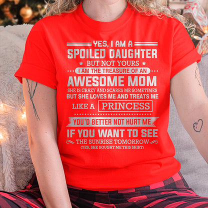 I Get My Attitude From My Freaking Awesome Mom - Gift for Daughter From Mom - NIKI00