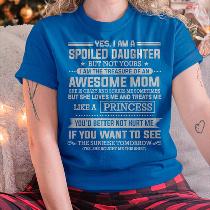 I Get My Attitude From My Freaking Awesome Mom - Gift for Daughter From Mom - KATE00