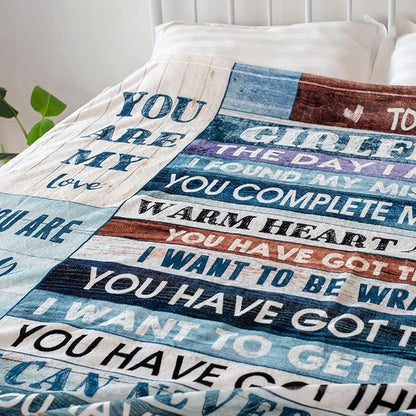 Special Blanket for Your GirlFriend - From Boyfriend Blanket