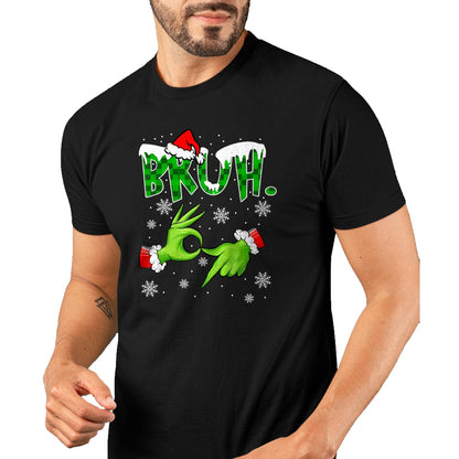 Bruh 67 Six Seven 6 7 Meme Christmas Funny Gen Alpha Slang T-Shirt  - Christmas Unisex T-Shirt/Hoodie/Sweatshirt - HNDS00