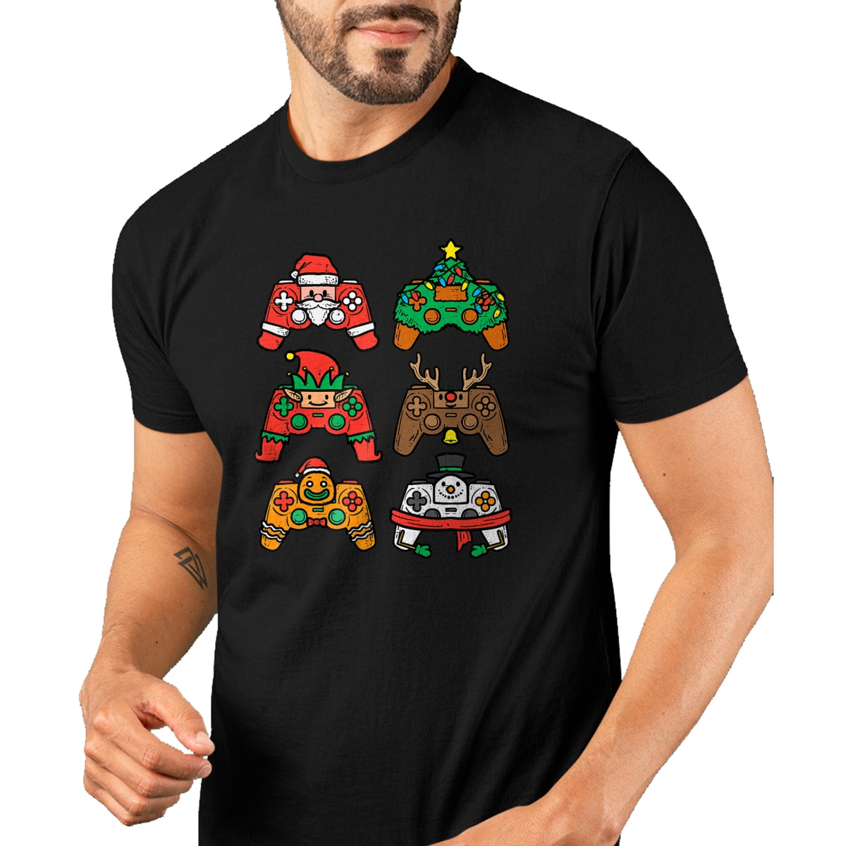 Christmas Gamer Controller Xmas Gaming T-Shirt - Christmas Unisex T-Shirt/Hoodie/Sweatshirt - HNDS00