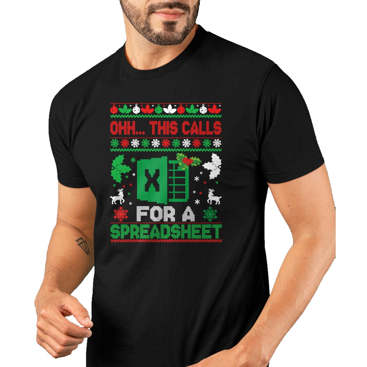 Oh this calls for a Spreadsheet Christmas sweater Excel Sweatshirt - Christmas Unisex T-Shirt/Hoodie/Sweatshirt - HNDS00