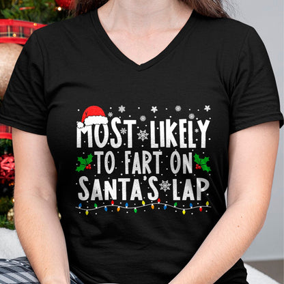 Most Likely to Fix Santa Sleigh Family Matching Christmas T-Shirt - Christmas Unisex T-Shirt/Hoodie/Sweatshirt - HNDS00