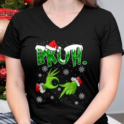 Bruh 67 Six Seven 6 7 Meme Christmas Funny Gen Alpha Slang T-Shirt  - Christmas Unisex T-Shirt/Hoodie/Sweatshirt - HNDS00