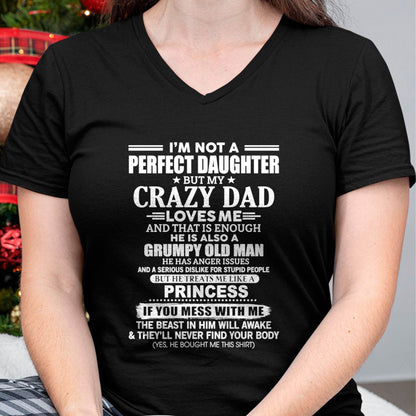 I'M NOT A PERFECT DAUGHTER BUT MY CRAZY DAD LOVES ME AND THAT IS ENOUGH - GIFT FROM DAD -NIKI00 (SKU2605-141-00)